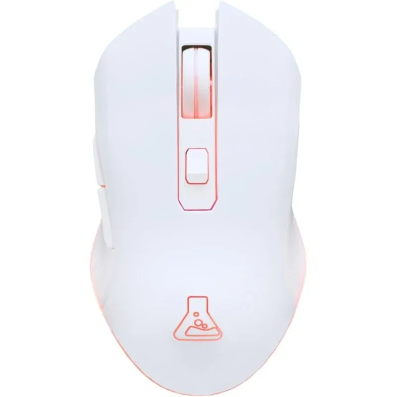 The G-Lab Kult Helium WL Rato Gaming Sem Fios RGB 6400 DPI Branco