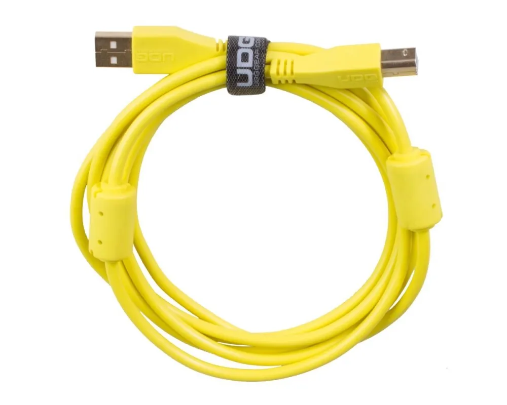 UDG Ultimate Audio Cable USB 2.0 A-B Yellow Straight (1m)