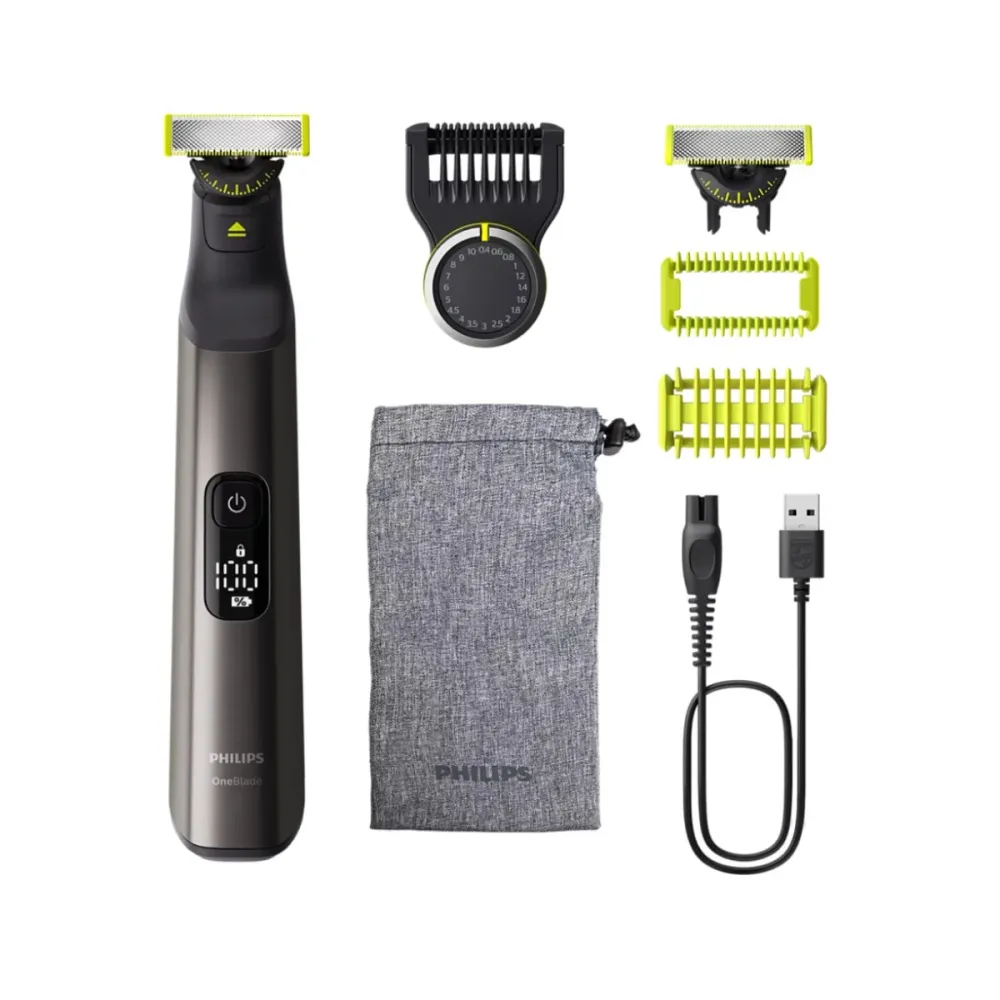 Máquina de Barbear Philips Shaver OneBlade Pro 360 Face+Body - QP6552/30