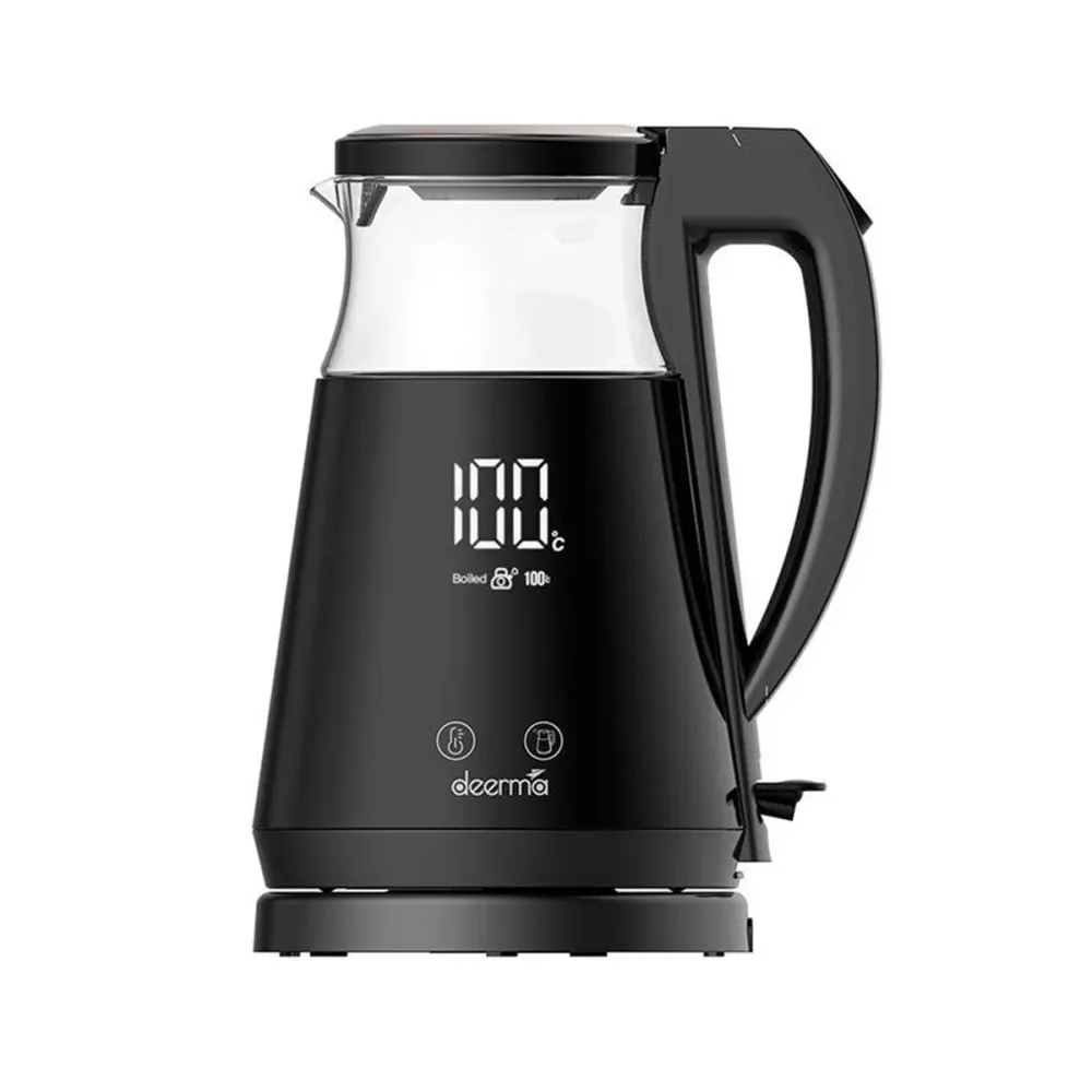 Jarro Elétrico Deerma Inteligente SH90W 1,7L 1700w Preto