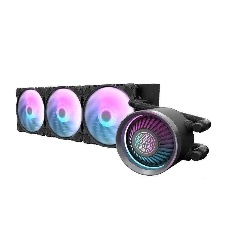 Refrigeración Líquida darkFlash Nebula DN-360 360mm 3 Ventiladores ARGB Espelho Infinito