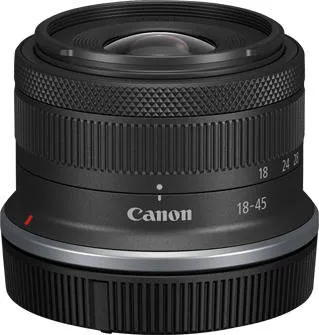 Objetiva CANON RF-S 18-45mm F4.5-6.3 IS STM (Encaixe: Canon RF - Abertura: f/4.5-6.3)