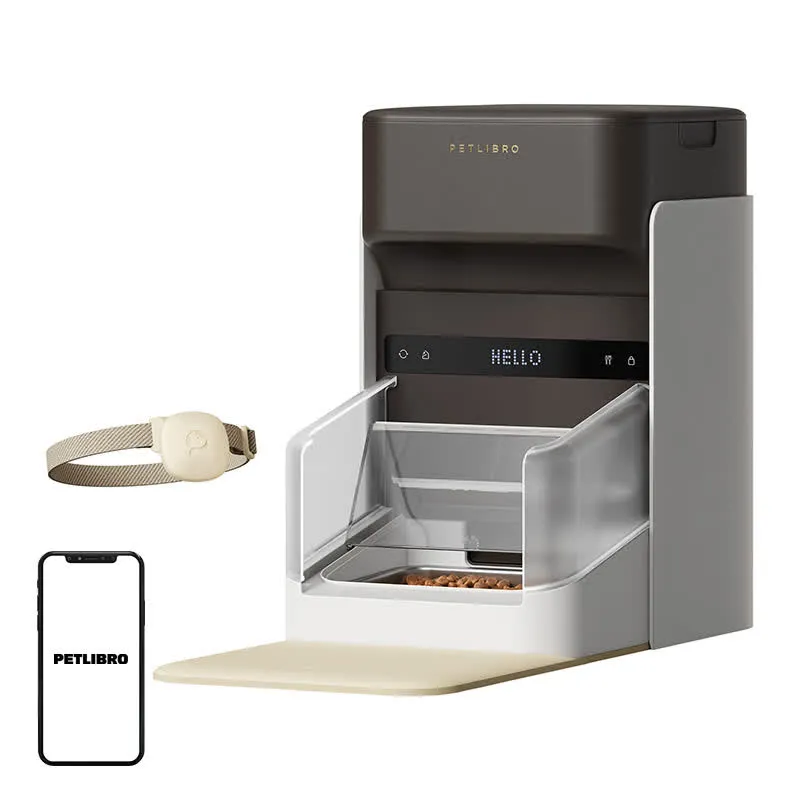 Petlibro Dispensador de comida inteligente RFID com coleira 3L