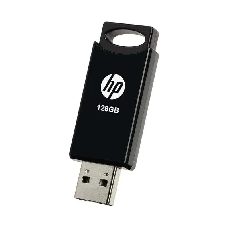 Pen USB HP 128GB V212 2.0 Preta