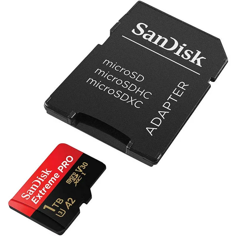 SanDisk Extreme Pro MicroSDXC 1TB Classe 10 U3 V30 A2 Adaptador SD