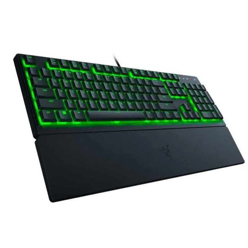 Teclado Razer Ornata V3 X membrana silenciosa RGB AZERTY francês