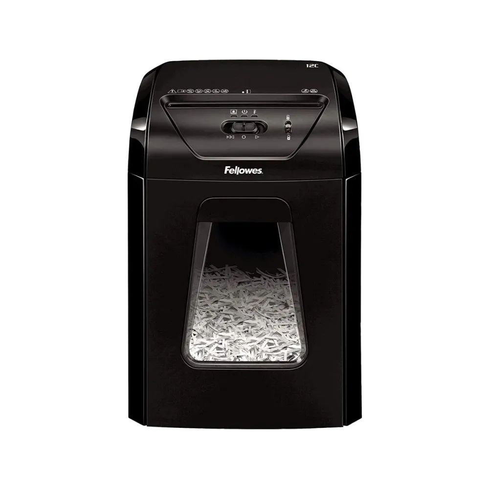 Destruidora de Papel Fellowes 12C 18L Preta