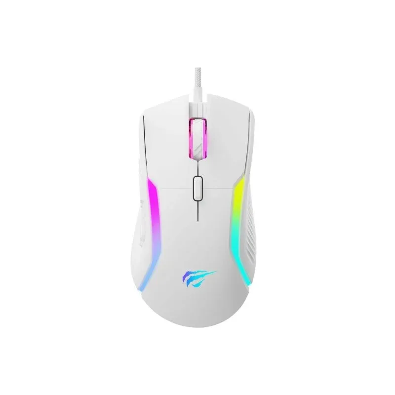 Rato Havit MS1033 USB Type-A 8000 DPI Branco 9 Botões Programáveis Gaming