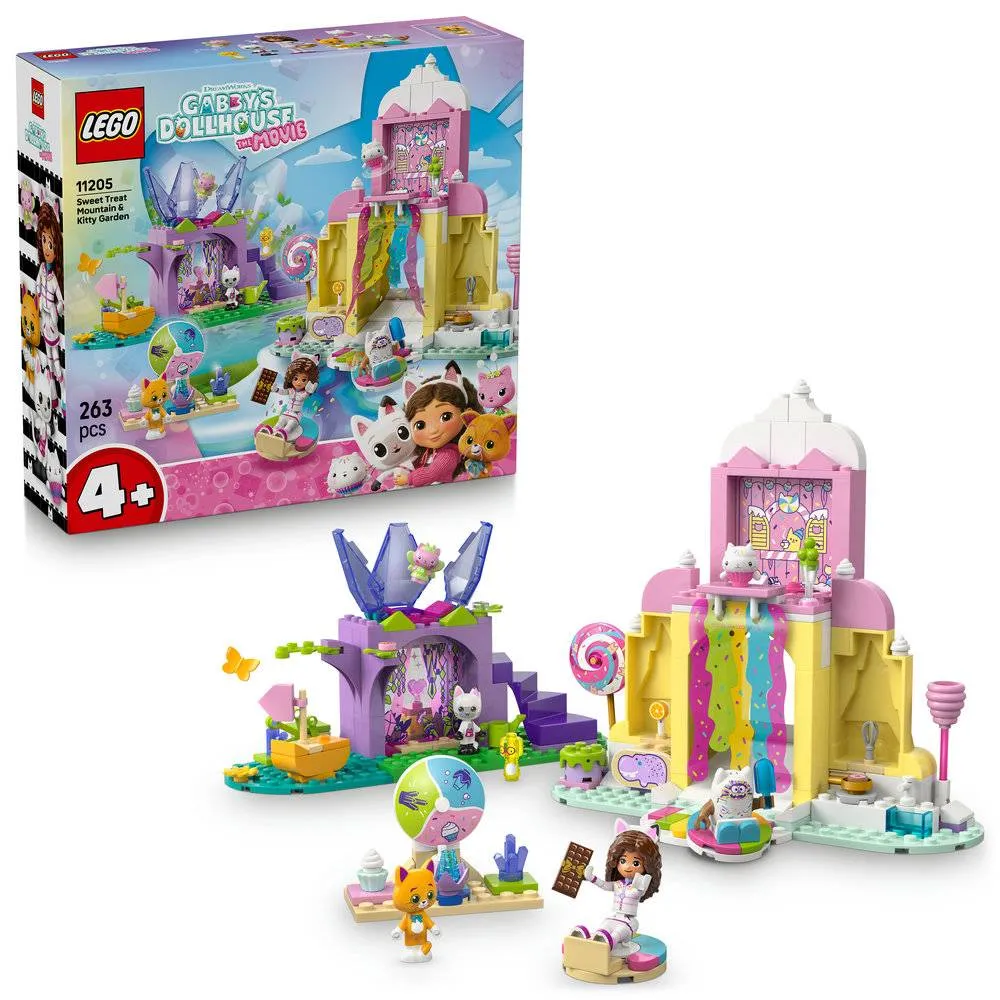 LEGO Gabby´s Dollhouse Monte dos Docinhos e Jardim da Fadinha - 11205