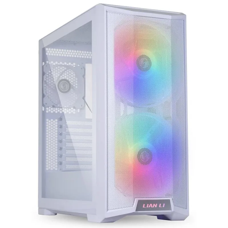 Caixa ATX Lian Li Lancool 215 ARGB Branca Vidro Temperado