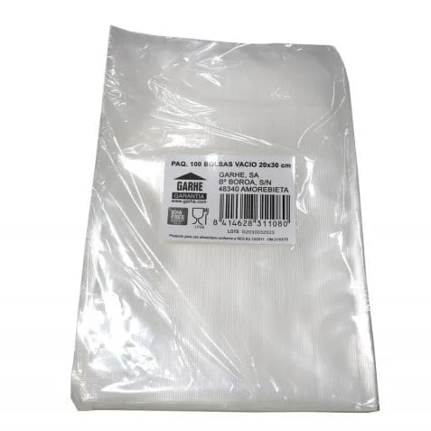 Saco Embalagem Garhe 31108 Gofrad 100Ud 20X30Cm