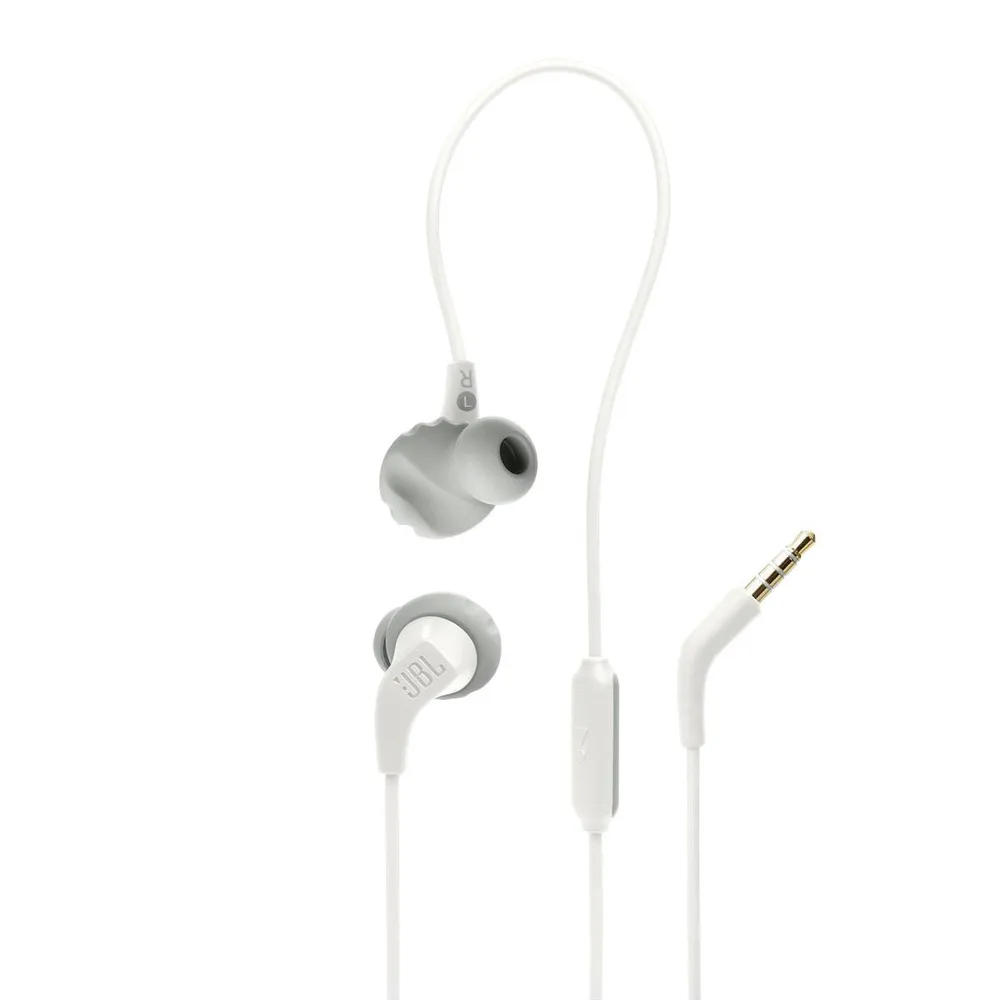 Auriculares JBL Endurance Run 2 Wired Brancos
