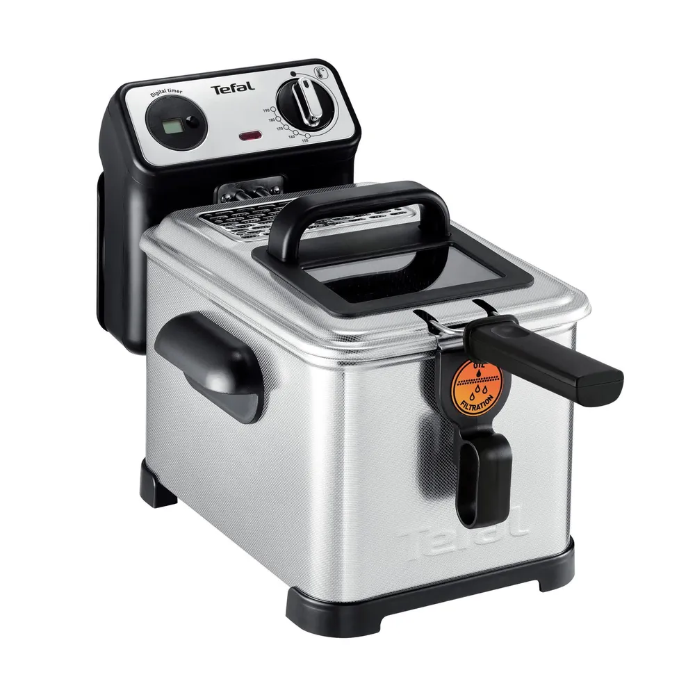 Fritadeira Filtra Pro 3L 2400W FR5111 (Preto/Inox) - TEFAL