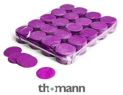 Magic FX Confetti round Ø 55mm Purple