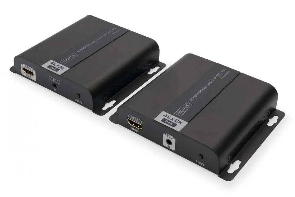 4K HDMI Extender via CAT/IP (Set), PoE DS-55124