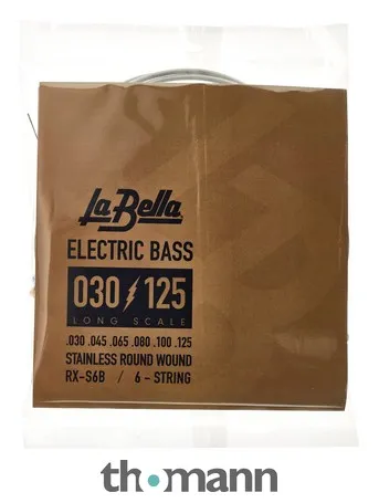 La Bella RX-S6B Bass RWSS