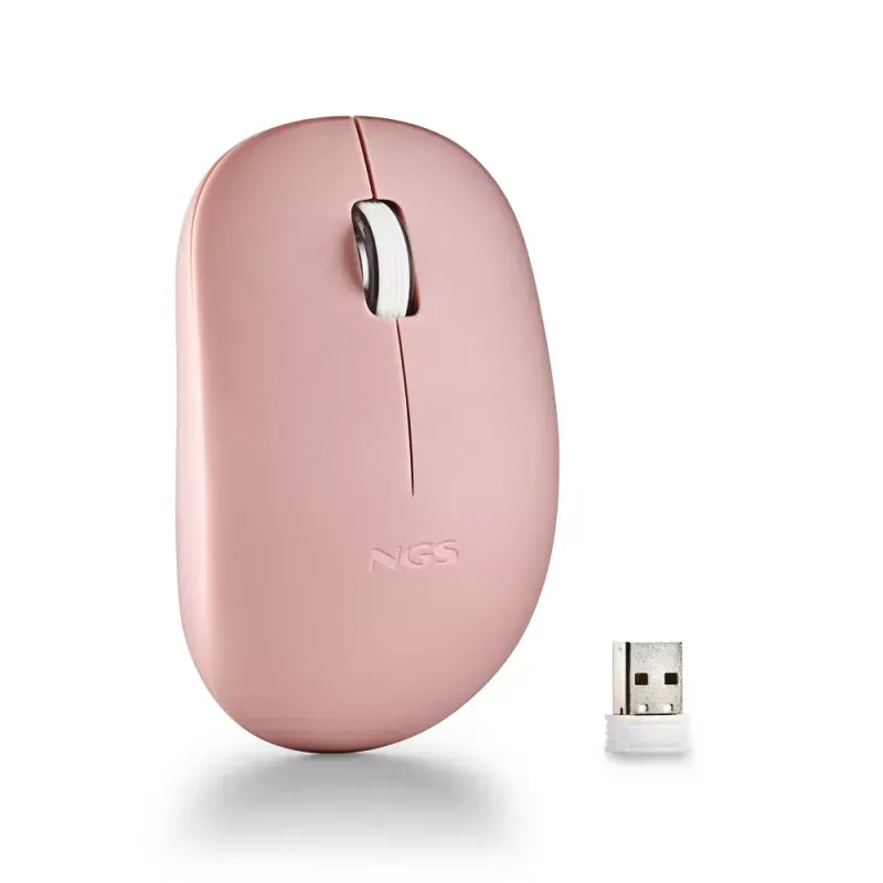 Rato s/ Fios Fog Pro Pink Usb 1000Dpi