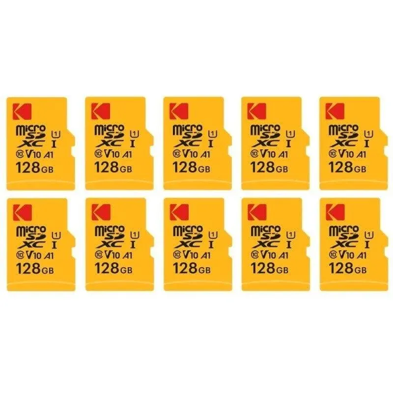 Cartão Kodak Micro SDXC 128GB com adaptador SD pack 10