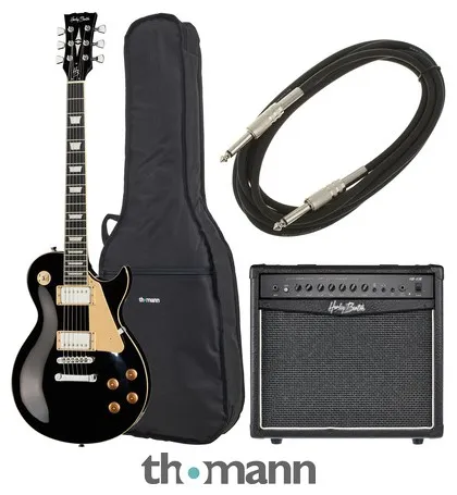 Harley Benton SC-450 BK Classic Serie Bundle