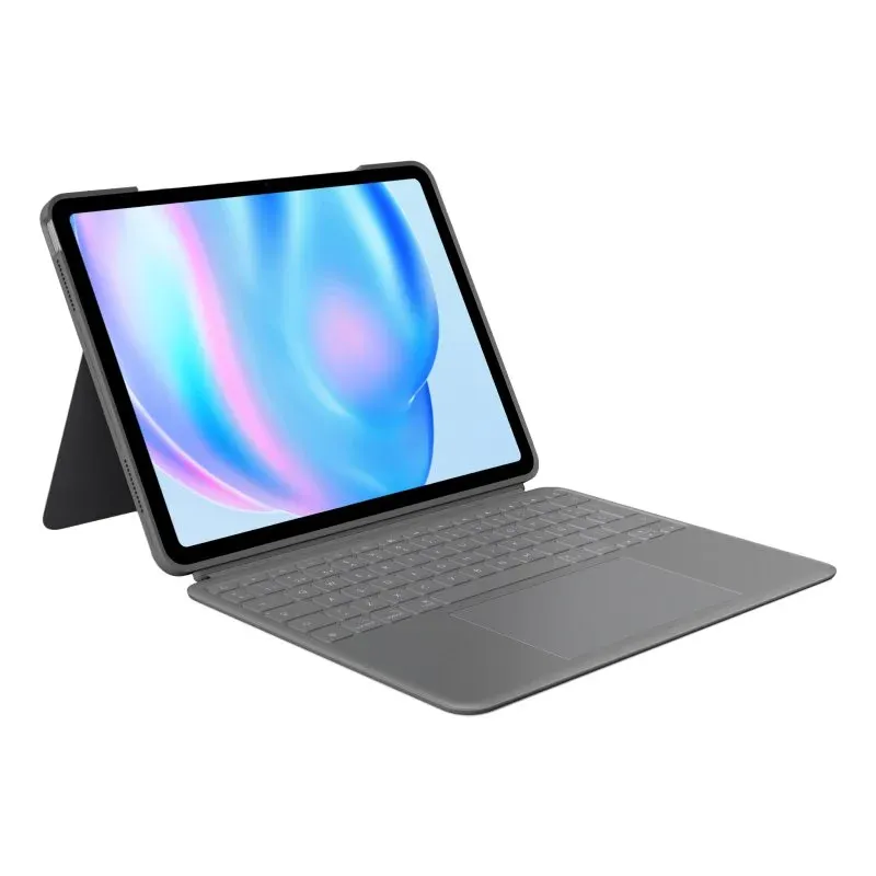 Logitech Combo Touch Capa com Teclado Español QWERTY Cinzento Oxford para iPad Air 13" (M2, M3, M4)
