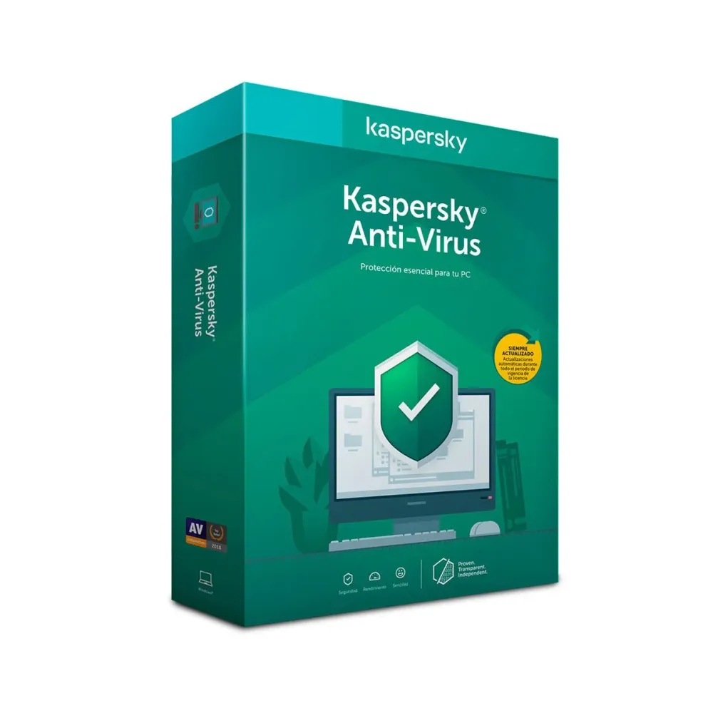 Software Kaspersky Anti-Virus 2020 3 Users / 1 Ano
