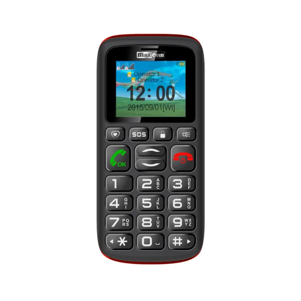 Telemóvel MaxCom MM428 2G Preto