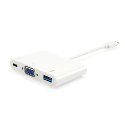 Cabo EQUIP Adaptador Type-C p/ VGA + USB M/F