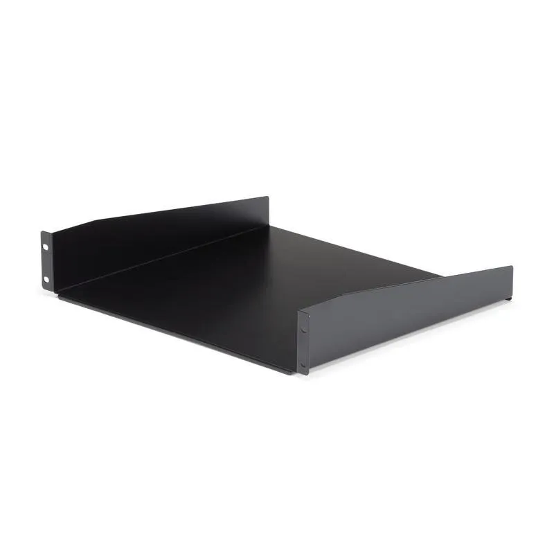 Prateleira para rack 2U StarTech.com aço preto 20 kg capacidade de carga