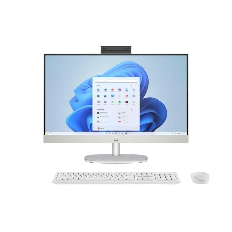 All-in-One HP 24-cr0175ns Intel Core i5-1335U 8GB 512GB SSD Iris Xe 23.8" Windows 11 Home Branco