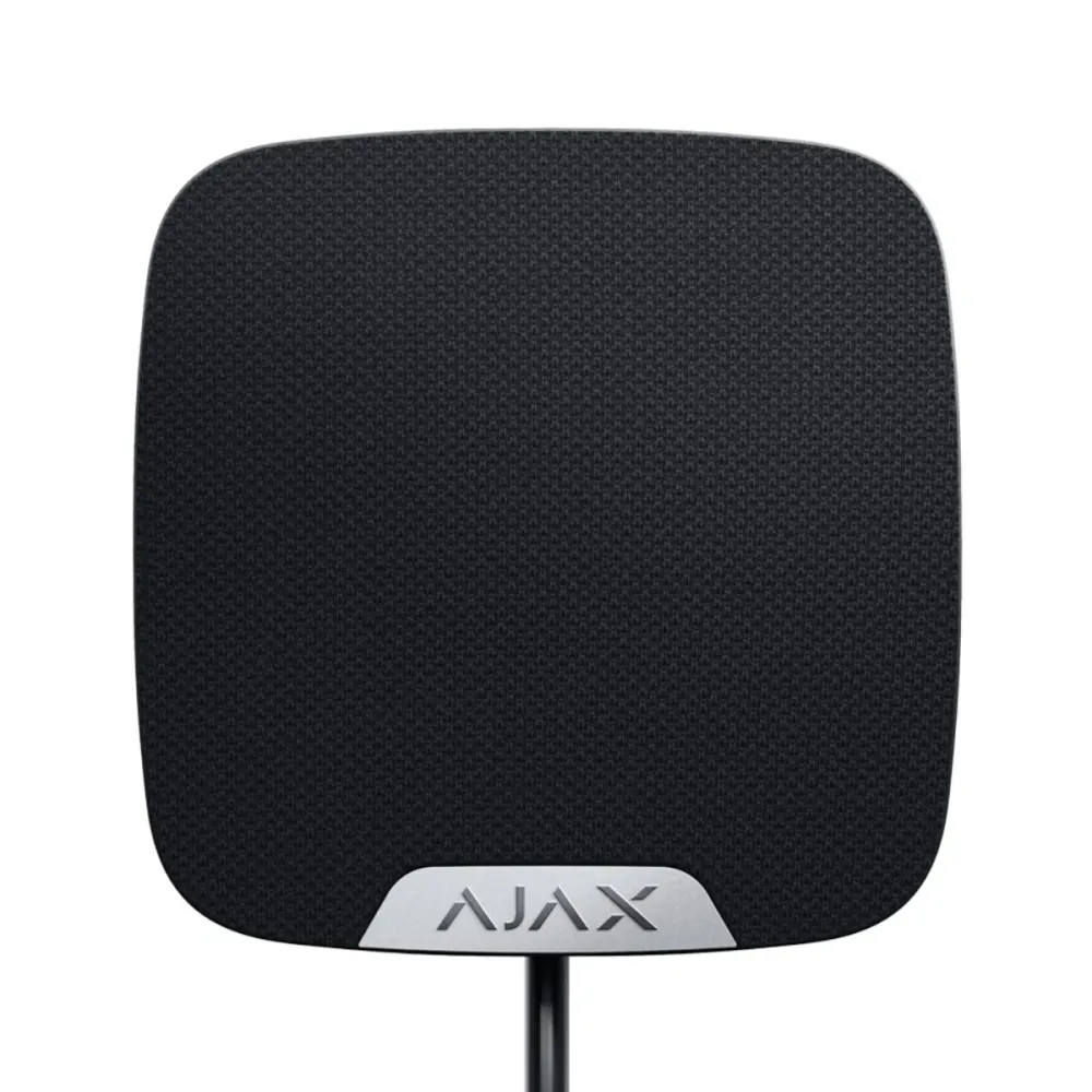 Sirene Interior Wireless Ajax HomeSiren Fibra Preta - FIBRA-HOMESIREN-B