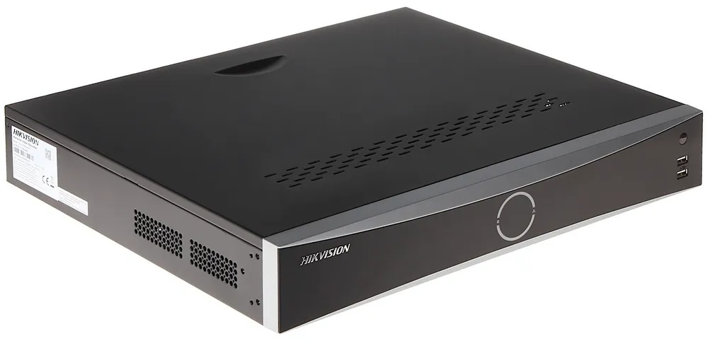 Gravador NVR Hikvision Pro 1U K Series 16 Canais 4K Preto