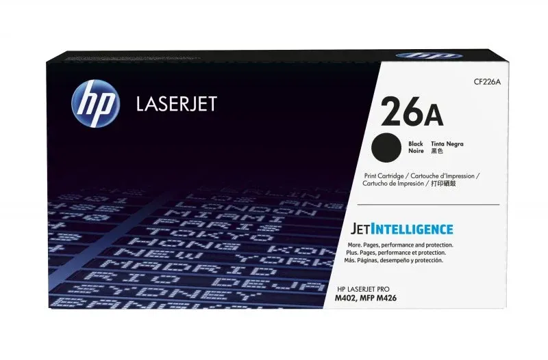 Toner HP 26A Black Original LaserJet Cartridge (CF226A)