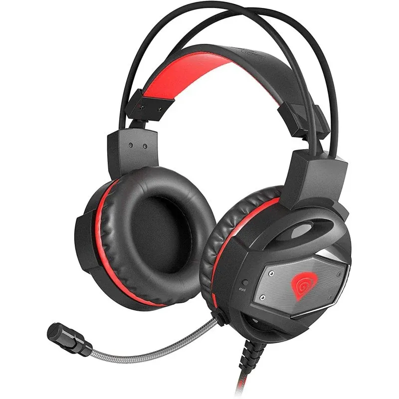 Genesis Neon 350 Headset Gaming Preto/Vermelho