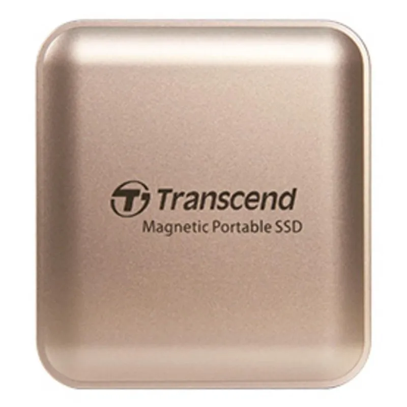 Transcend ESD420 SSD Externo 1TB USB-C 2000 MB/s com Segurança AES Dourado