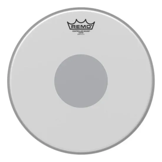 Remo 13" Controlled Sound Coated Black Dot