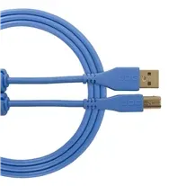 Cabo USB UDG U95003 2.0 A-B Ficha Recta Azul 3mt