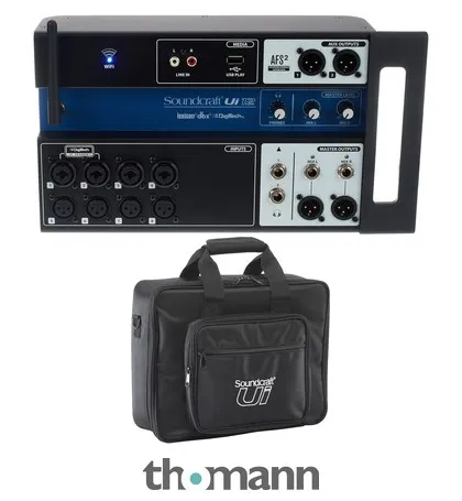 Soundcraft Ui12 Bag Bundle