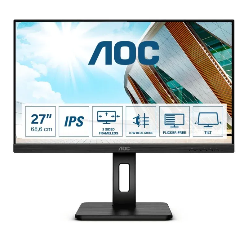 Monitor AOC 27P2Q 27" LED IPS FullHD FreeSync