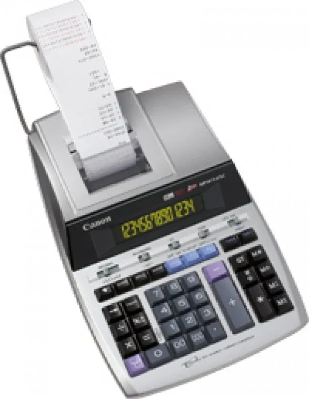 MP1411-LTSC - Calculadora de Secretária com rolo. 14 dígitos com impressão em fita de tinta de 2 cores. Visor amplo retroiluminado