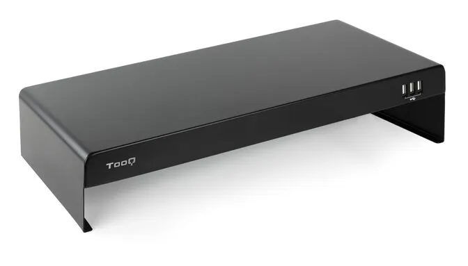 Base Para Monitor / Portáteis Tooq Max. 20Kg c/ 3x USB 2.0 Preto