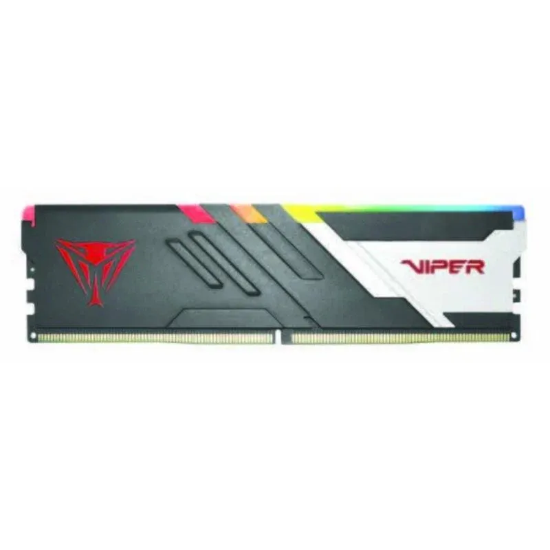 Memória RAM Patriot Viper Venom 16GB 1x16GB DDR5 6000MHz CL30 RGB Preto Branco