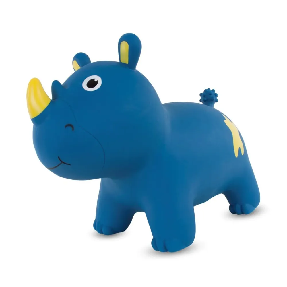 Brinquedo Saltitão Rinoceronte Azul
