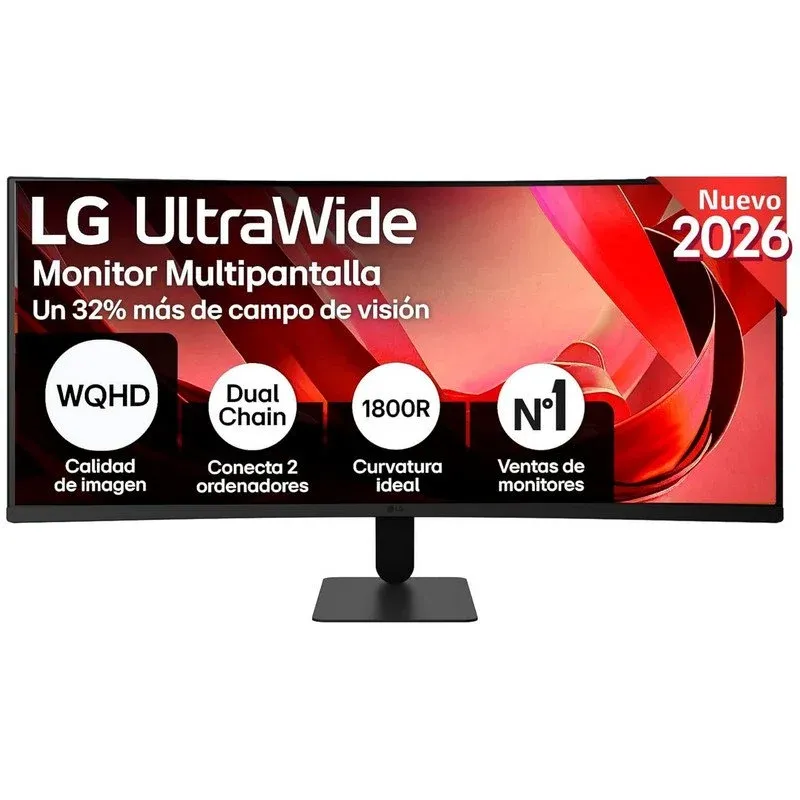 Monitor LG 34U601B-B 34'' WQHD UltraWide 120Hz VA Curvo FreeSync HDR10