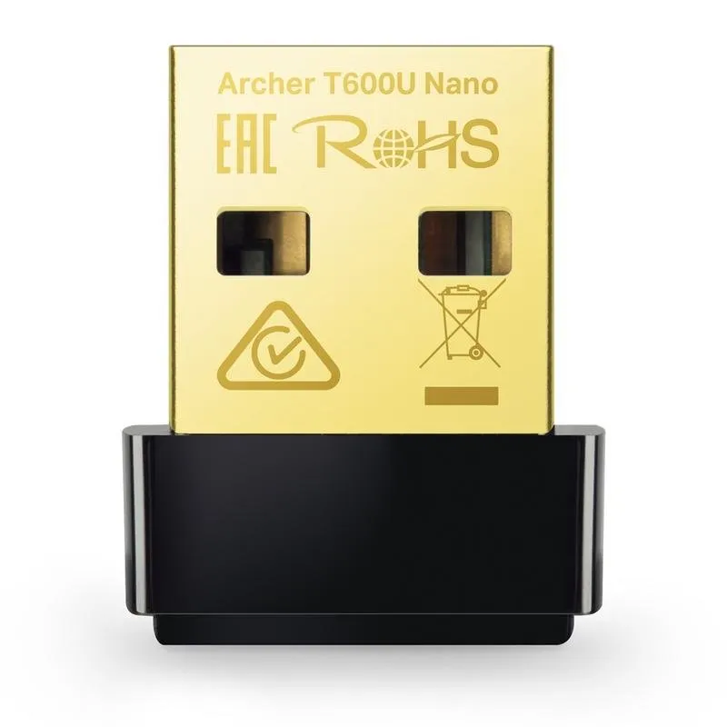 Tarjeta de Red TP-Link AC600 USB 2.0 433 Mbit/s Externa Preta