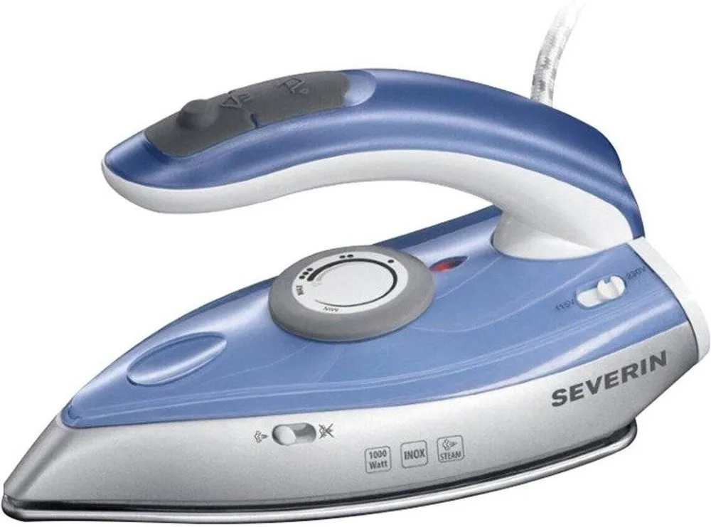 Ferro de Viagem SEVERIN BA3234 (1000 W - Base Inox)