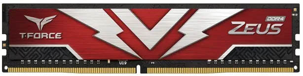 Memória RAM Team Group T-Force Zeus 8GB DDR4 2666MHz CL19 Red