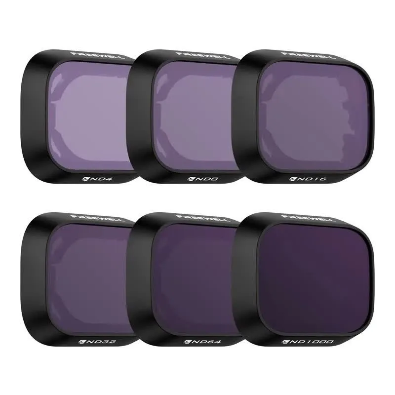 Freewell Conjunto de 6 filtros para o dia todo para DJI Mini 3 Pro/Mini 3