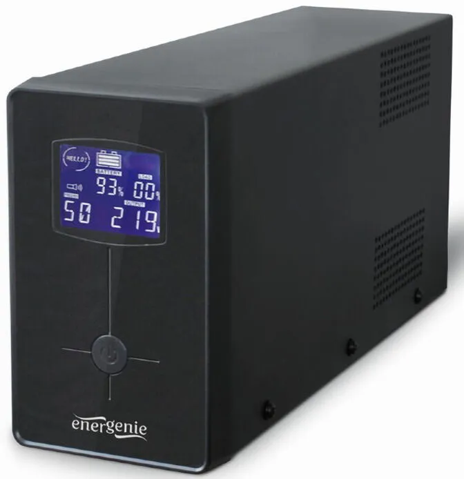 UPS Gembird EG-UPS-034 1500VA Schuko/IEC/USB Preta
