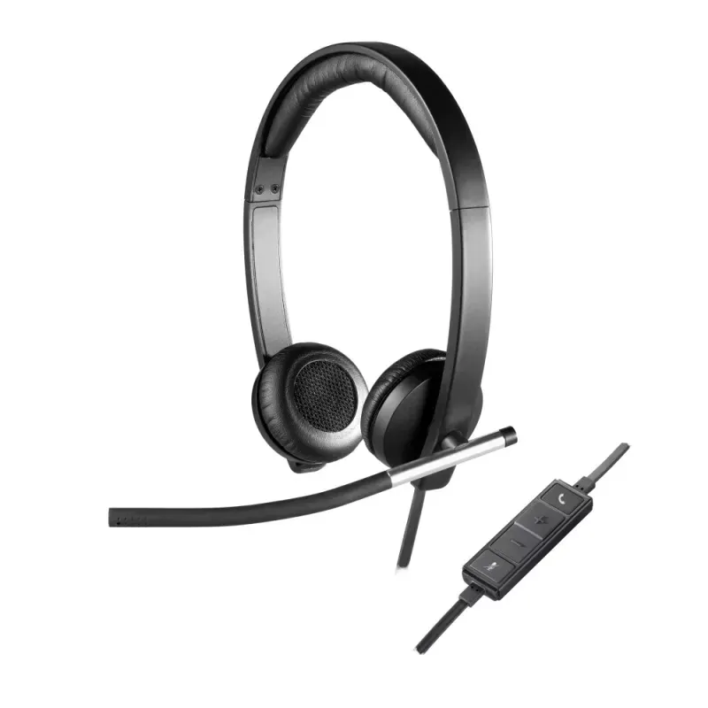 Headset Logitech c/Microfone H650e Preto