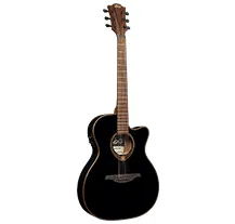 Guitarra Eletroacústica Folk LÂG Tramontane T118ASCE Preto